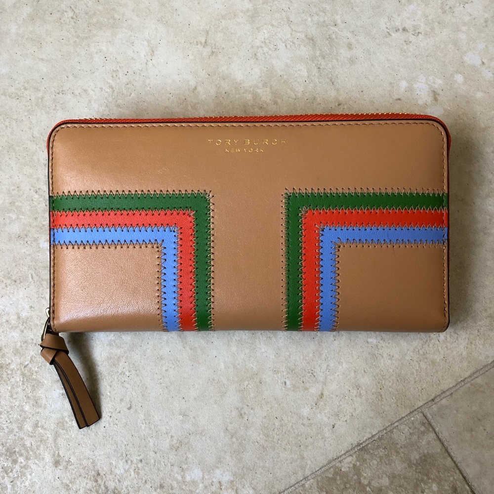 Tory Burch “T” Stitch Wallet